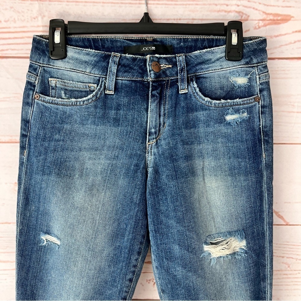 Joe’s Jeans Keagan Super Soft Destroyed Skinny Stretch Jeans 26 - Picture 3 of 14